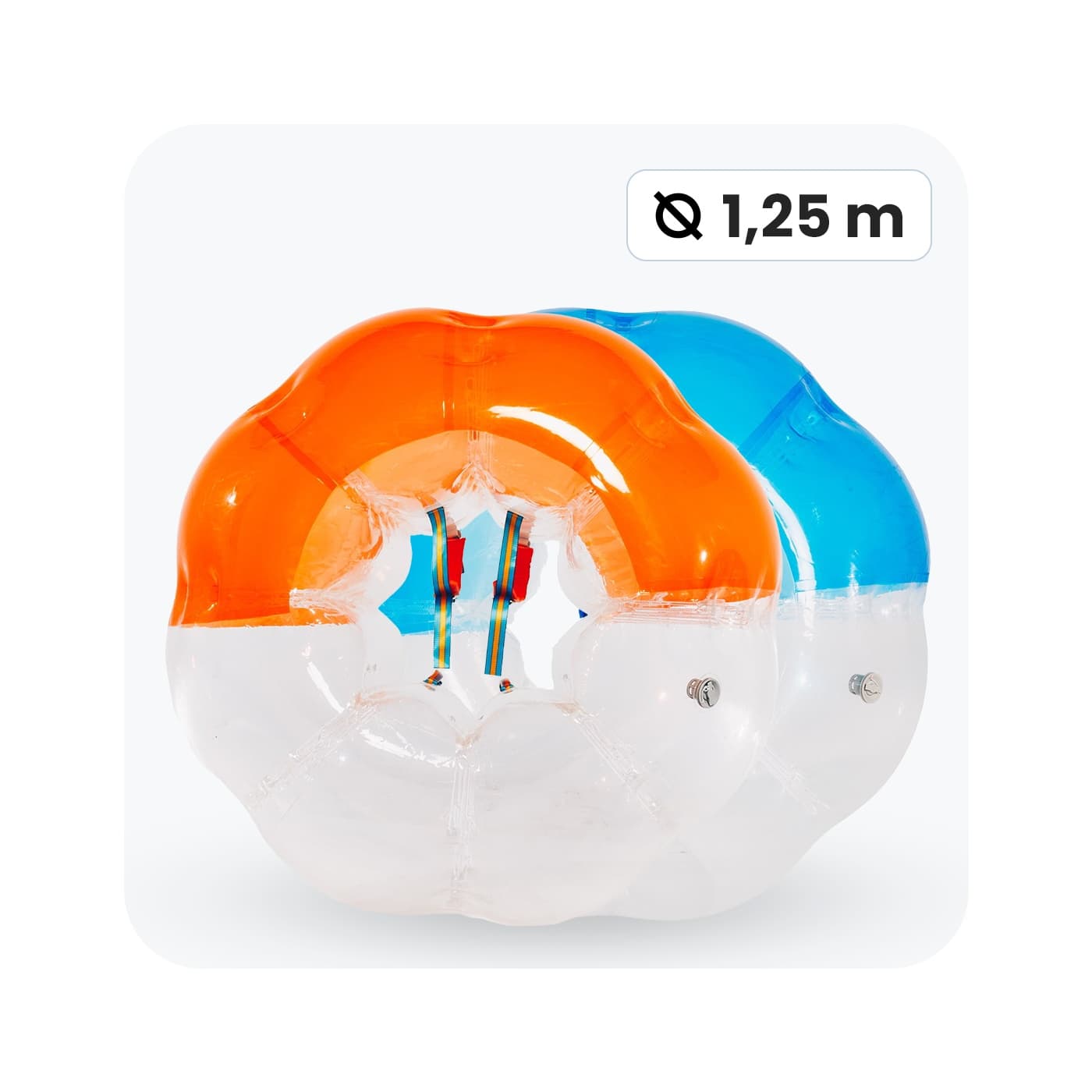 Bumper Ball TPU premium - kula 1,25 m - wynajem bumper ball