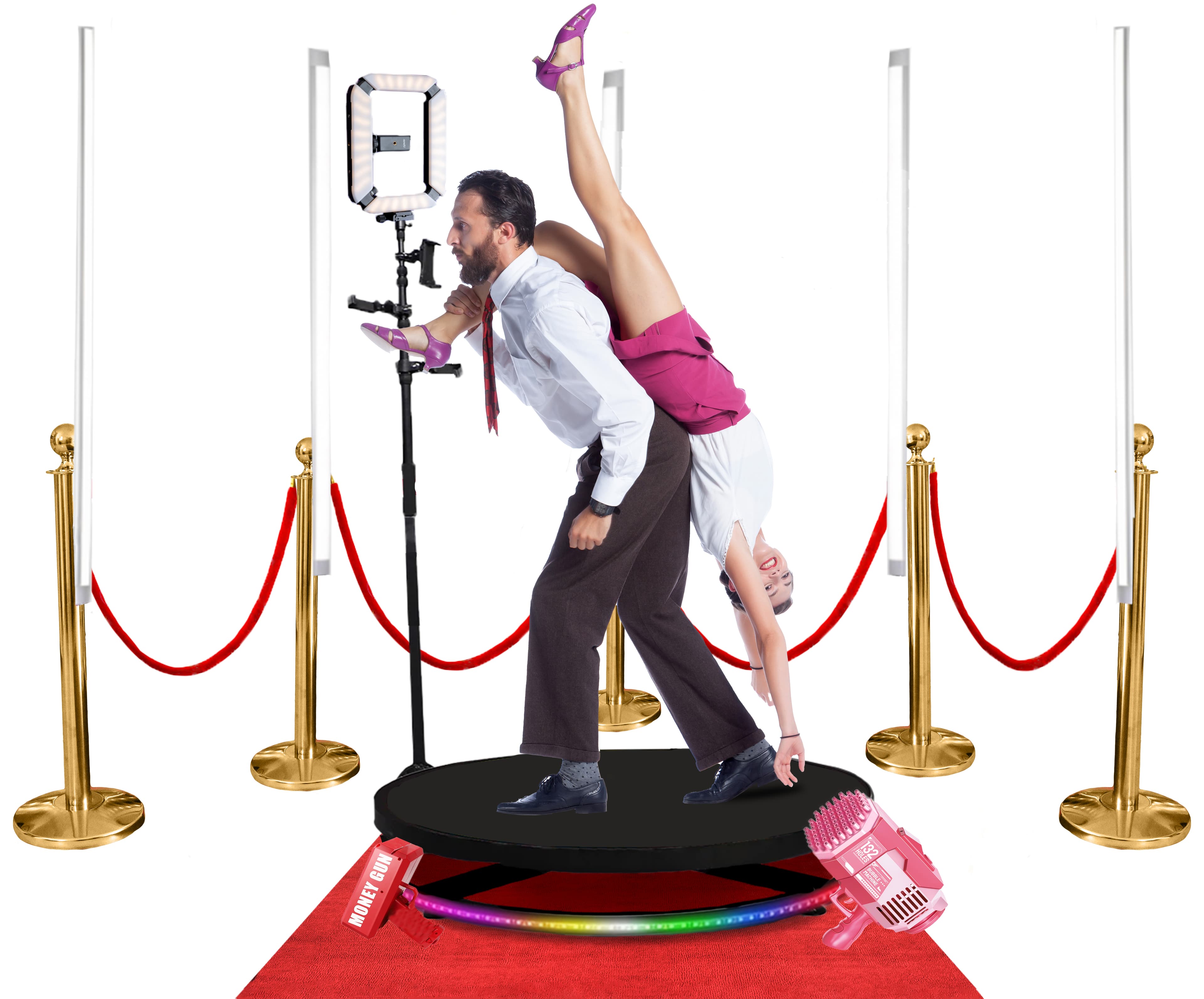 Fotobudka 360 - 80 cm, pakiet Standard - wynajem fotobudka 360