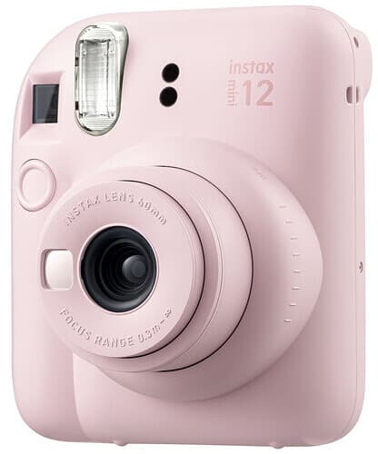 Fujifilm Instax Mini 12 - różowy (Blossom Pink) - wynajem Instax na wesele