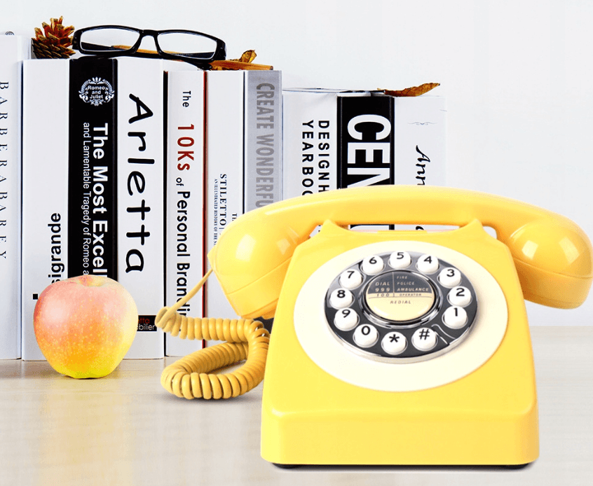 Telefon życzeń - audio księga gości (żółty) - wynajem audio guestbook