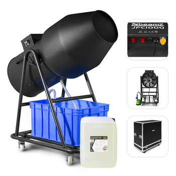 Zestaw: wyrzutnia piany JFC1000 BeamZ + koncentrat 20 L - wynajem piana party